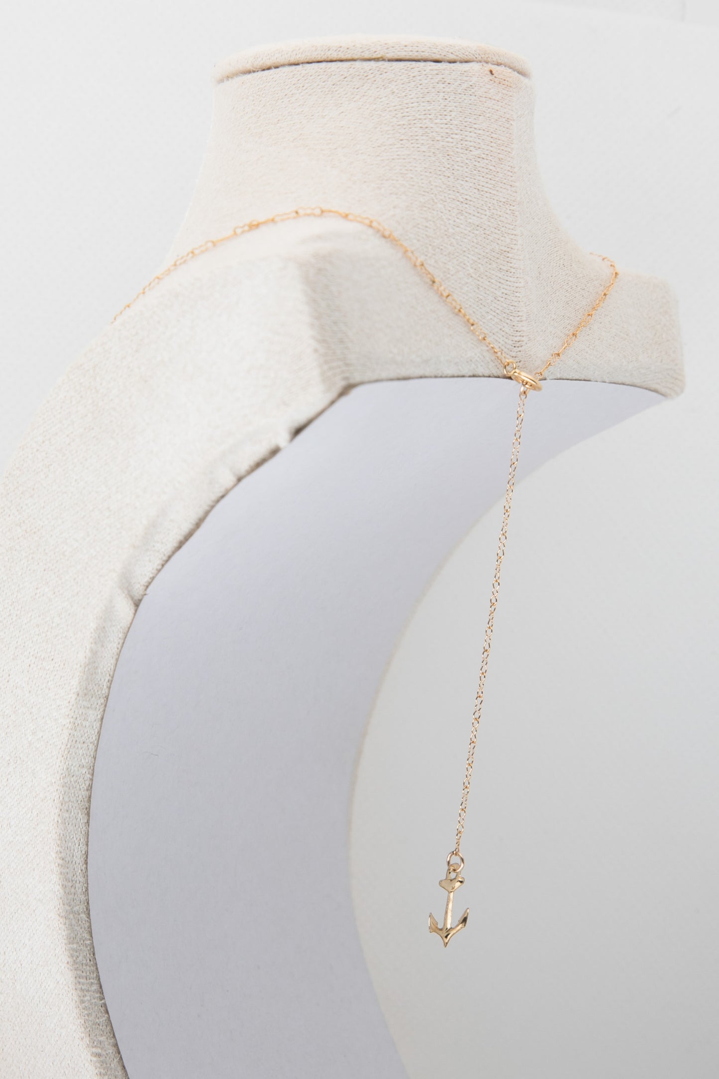 Port-Miou Necklace - 14K Gold filled Anchor pendant